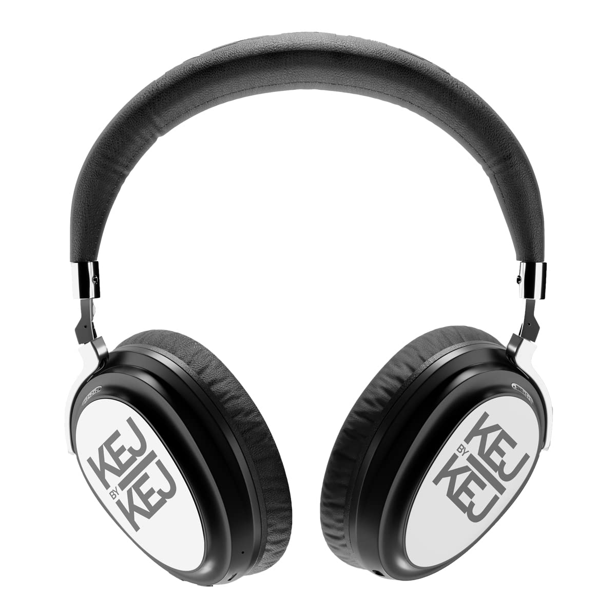 KEJBYKEJ® India's 1st and Only Headphone Brand Created by a 3X Grammy® Winning Artist Ricky Kej | AV900 ANC Version 2.0 | Bluetooth v5.2 | USB-C | Beige | 20 Hours Playtime | Android or iOS | Midnight Black